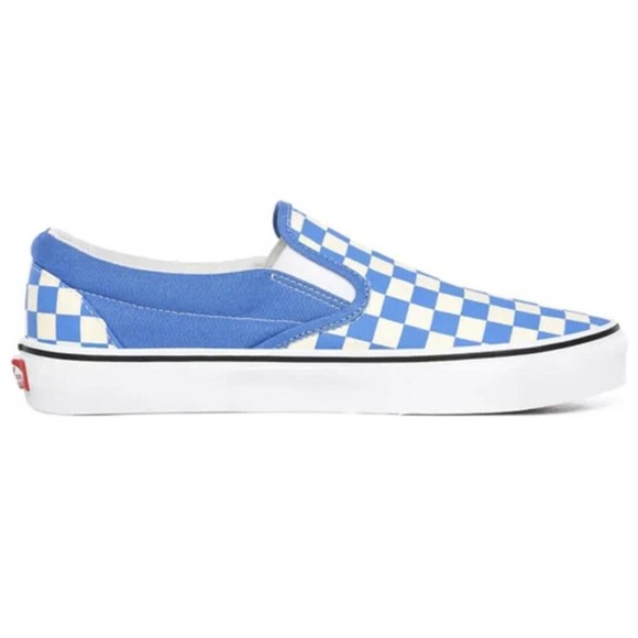 Vans Classic Slip On Checkerboard Nebulas Blue Size 5.5 Mens & 7 Women’s - Picture 3 of 5